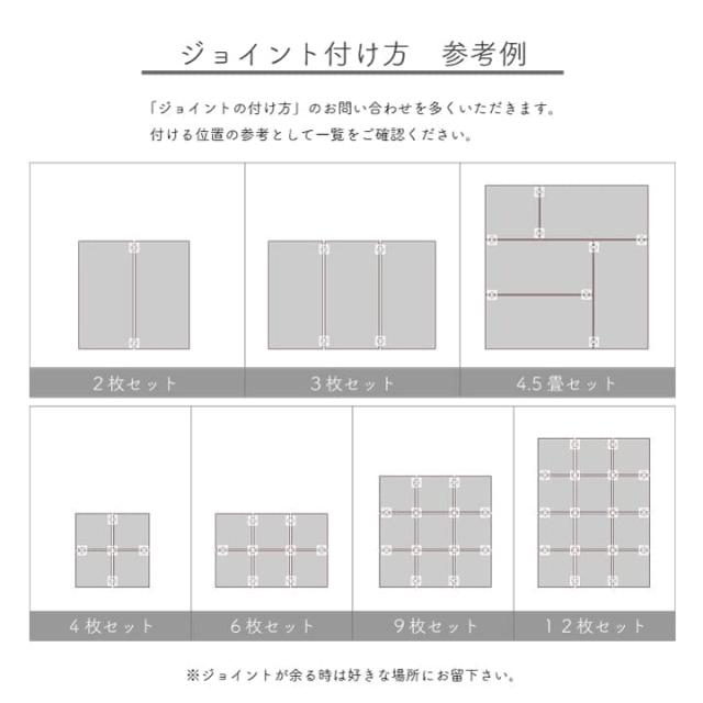 天竜 1畳 U畳 3P (I) 純国産 い草 日本製 置き畳 ユニット畳 簡単 和室 約82×164×1.7cm(3枚1セット) 軽量 ジョイント付き ブラウン_7