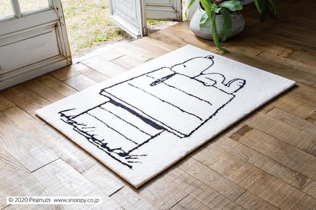キャラクター スヌーピー デザイン マット 日本製 玄関マット ラグ 約70 100cm ピーナッツ レストエリアマット S 防ダニ 滑り止め加工の通販はau Pay マーケット インテリアショップゆうあい 即納ラグ専門店
