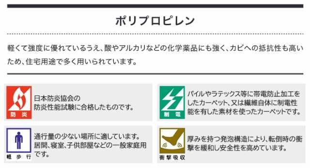 防音 遮音 ラグ カーペット サンコーラス 切りっぱなし ロック無し 四畳半 4畳半 4.5畳 4.5帖 約261×261cm (R) 騒音防止 防炎  制電機能の通販はau PAY マーケット - インテリアショップゆうあい☆即納ラグ専門店 | au PAY マーケット－通販サイト