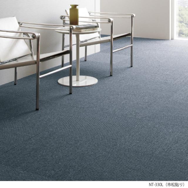 防炎 タイルカーペット 日本製 約50×50cm 20枚入 ライン NT-350L (R) サンゲツ リーズナブル 引っ越し 新生活_3