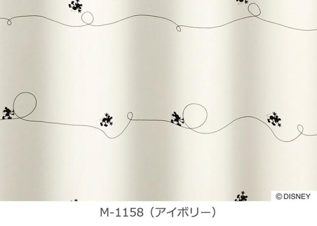 ディズニー 【 洗える カーテン 】 遮光 オーダーサイズ 幅200×丈260cm以内 DISNEY MICKEY ミッキー ライン (S) 引っ越し 新生活_3