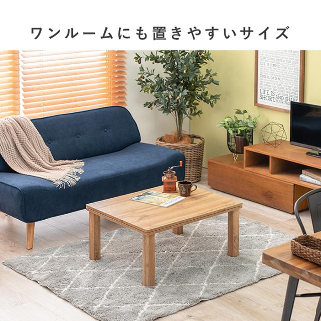 こたつセット 約75×60cm こたつ＋うす掛け布団 2点セット カルテスビケ