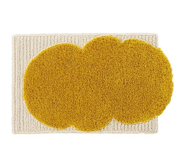 玄関マット 北欧 マット ラグ 防ダニ 滑り止め 日本製 KABOCHAKUMO MAT 約45×70cm 変形 カボチャクモマット (S) 国産 フック 玄関 かわいい おしゃれ インテリア 室内 デザインマット DESIGN LIFE デザインライフ 引っ越し 新生活 母の日_1