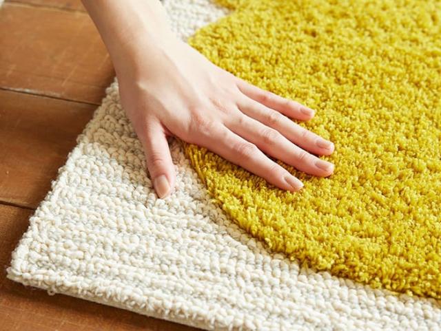 玄関マット 北欧 マット ラグ 防ダニ 滑り止め 日本製 KABOCHAKUMO MAT 約45×70cm 変形 カボチャクモマット (S) 国産 フック 玄関 かわいい おしゃれ インテリア 室内 デザインマット DESIGN LIFE デザインライフ 引っ越し 新生活 母の日_3
