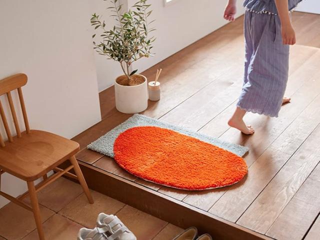 玄関マット 北欧 マット ラグ 防ダニ 滑り止め 日本製 SOYPOOL MAT 約45×70cm 変形 ソイプールマット (S) 国産 フック 玄関 かわいい おしゃれ インテリア 室内 デザインマット DESIGN LIFE デザインライフ 引っ越し 新生活 母の日_2