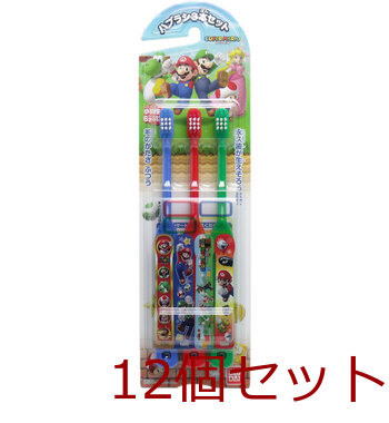 マリオシリーズ こどもハブラシ ３本セット 12個セット 送料無料の通販は 5,988円