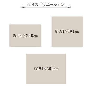 ラグ い草 約191×191cm 国産 純国産 日本製 シンプル 無地風 抗菌防臭 自然素材 ウレタン Fソリッド 送料無料_8