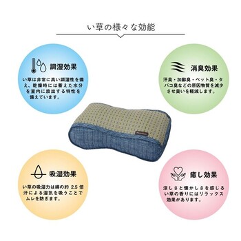 クッションい草 抗菌防臭 消臭 シンプル 小林製薬コバガード使用 クリア フィットクッション 2個セット 送料無料_2