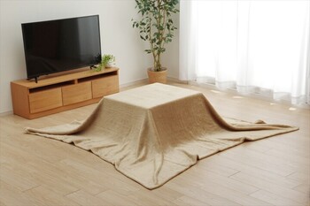 こたつ布団用 約200×200cm 中掛け毛布 洗える アクリル アクリル中掛 フラット 送料無料_5