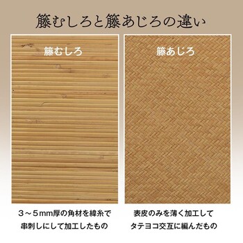 ラグ 籐 ラグ カーペット 約200×200cm 自然素材 ひんやり インドネシア産 むしろ ジャワ 籐 送料無料