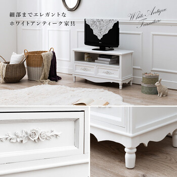 テレビ台 ホワイト MTV-8192WH WOOD PRODUCTS 送料無料_1