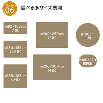 ラグ 新生活ラグ ブラウン約200×300cm カーペット洗える アニマル柄 キャット ツインクルキャット 送料無料_6