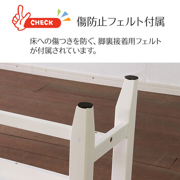 デスクスベンチ机 書斎 リビングデスク ブラウン 奥行60cm 送料無料_1