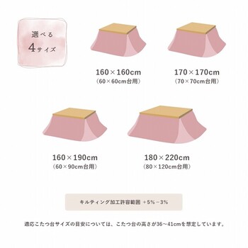 省スペース こたつ布団 約160×190cm 無地調 ラピアス 省スペース 送料無料_6