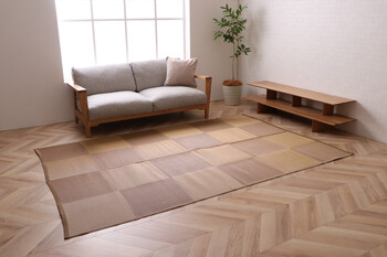 ラグ 洗える ござ 江戸間8畳(約348×352cm) 日本製 国産 カーペット 丈夫 敷詰 ラグ 敷物 アウトドア レジャー ペット ラフテル 送料無料_10
