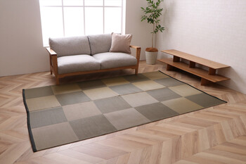 ラグ 洗える ござ 江戸間8畳(約348×352cm) 日本製 国産 カーペット 丈夫 敷詰 ラグ 敷物 アウトドア レジャー ペット ラフテル 送料無料_14