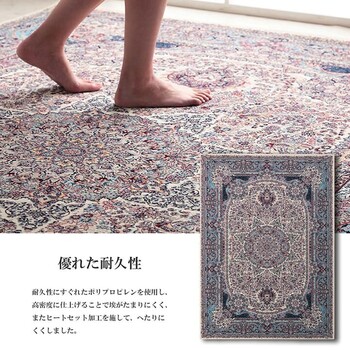 カーペット エジプト製 ウィルトン織カーペット 約160×225cm エクセレント 新生活 送料無料_5