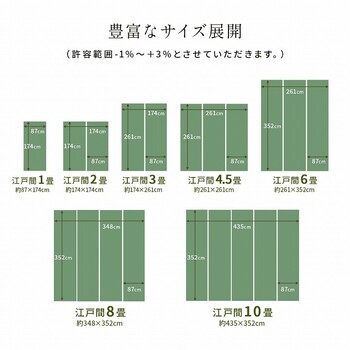 カーペット 日本製 洗えるPPカーペット 江戸間8畳　五木 アウトドアにも 送料無料_14