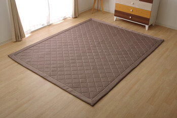 ラグ カーペット 約190×240cm デニム調 ニットキルトラグ アルバ2IT ホットカーペット対応 新生活 送料無料_8
