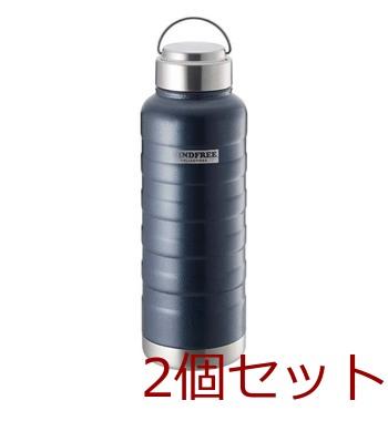 MINDFREE マインドフリー ステンレスボトル 1000ｍｌ ネイビー 2個セット 送料無料 即日発送 5,099円