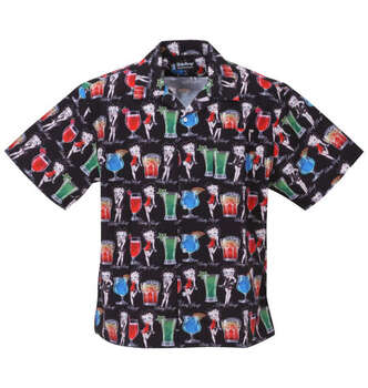 大きいサイズ BETTY BOOP 接触冷感オープンカラー半袖シャツ 3L 4L 5L 6L 8L ラッピング可 送料無料 即日発送