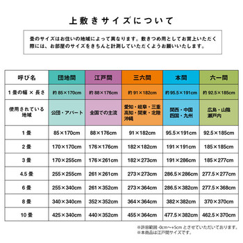 カーペット い草 上敷き カーペット 江戸間6畳 制菌 抗菌防臭 消臭 小林製薬KOBA GUARD コバガード上敷 送料無料_8