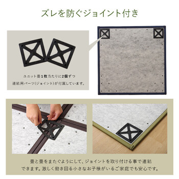 置き畳 約82×82cm 同色2枚組 自然素材 国産 い草 簡単 和室 あぐら 送料無料_5