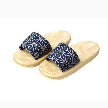 白木下駄 麻の葉 男性用 女性用 サンダル エクステリア雑貨 店舗備品 送料無料