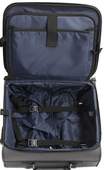 スーツケース キャリーケース 横型 双輪キャスター TSAロック