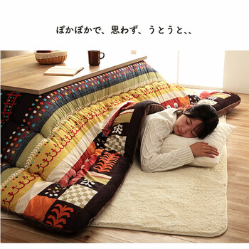 こたつ布団 約205×245cm ギャッベ柄 ベルダ 送料無料_5