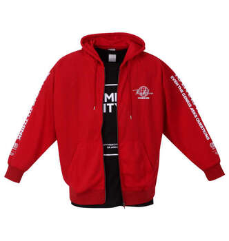 大きいサイズ BEAUMERE ダンボール4面プリントフルジップパーカー+半袖Tシャツ 3L 4L 5L 6L MC833601-14639 ラッピング可 送料無料 即日発送