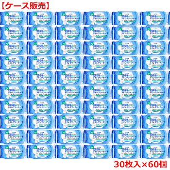 流せるトイレクリーナー せっけんの香り 30枚入×60個 ケース販売 送料無料の通販は 6,785円