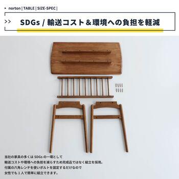 ちょうど良い高さのハイテーブル　3648BR High Table norton 送料無料 即日発送_14