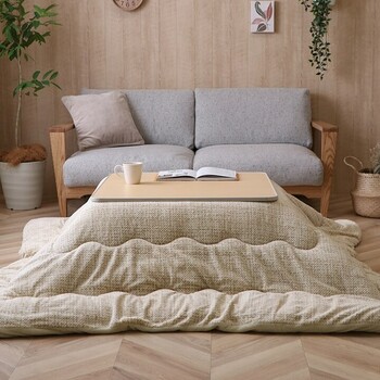 こたつ布団 約190×190 おしゃれ モダン クローム 送料無料