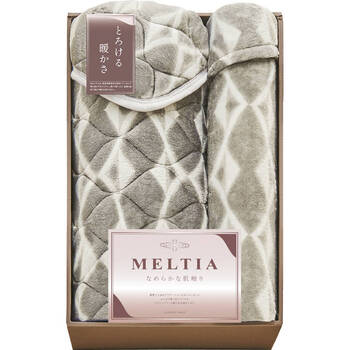 メルティア 吸湿発熱素材使用敷パッド＆ニューマイヤー毛布 VIL24180 ギフト対応可 送料無料の通販は