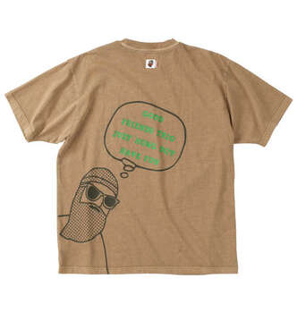 大きいサイズ FUN for modemdesign オジサンバックプリントピグメント加工半袖Tシャツ 3L 4L 5L MC842181-40402 ラッピング可 送料無料 即日発送