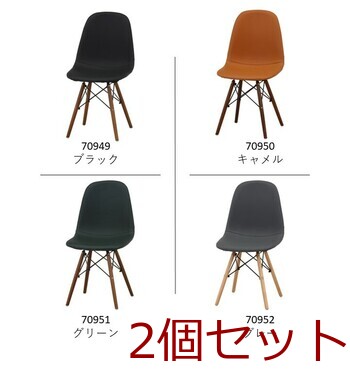 イームズチェア ＴＰＵレザー ４色展開 2脚セット 送料無料
