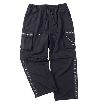 大きいサイズ ＰＳＹＣＨＯ ＮＡＴＩＯＮ 脱着ハトメカーゴパンツ ３Ｌ ４Ｌ ５Ｌ ６Ｌ MC443352-72278 ラッピング可 送料無料 即日発送