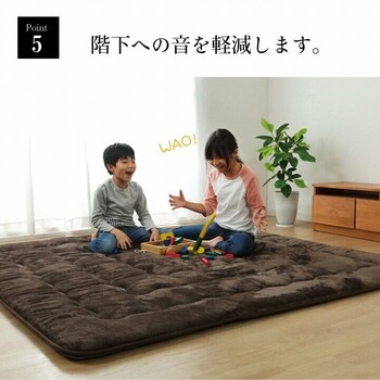 ラグ 撥水 厚手 こたつ敷き布団 約90×190cm 長方形 あったか仕様6層タイプ 撥水6層フラン 送料無料_1