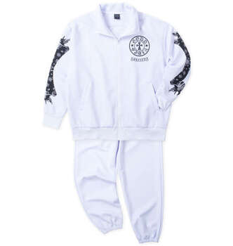 大きいサイズ ＳＨＥＬＴＹ プリントジャージ３Ｌ ４Ｌ ５Ｌ ６Ｌ MC843121-73825 ラッピング可 送料無料 即日発送