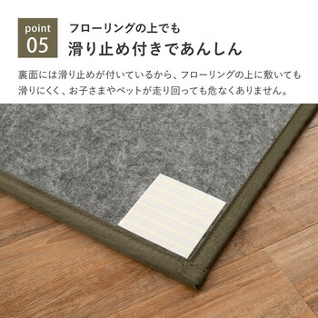 い草 隙間のない置き畳 6面約幅150×長さ225×厚み1.1cm 連結畳 折りたためる 鎌倉 送料無料_8