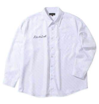 大きいサイズ in the attic 総柄バイアスプリント長袖シャツ 3L 4L 5L 6L MC743301-75170 ラッピング可 送料無料 即日発送