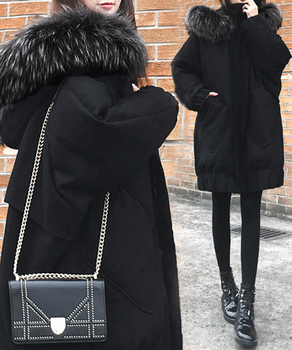 中綿ショートコートファー付きコート 送料無料 即日発送