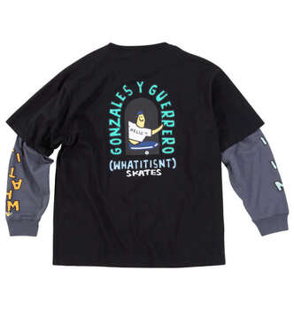 大きいサイズ What it isNt 半袖T×長袖TレイヤードTシャツ 3L 4L 5L 6L 8L MC846952-84638 ラッピング可 送料無料 即日発送