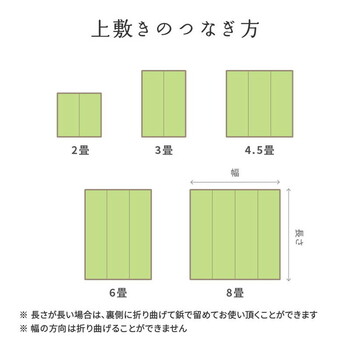 カーペット 国産い草カーペット 本間8畳 柄上敷き 花ござ 三重織 せとのと 倉ノ戸 2カラー 江戸間 本間 2~8帖 送料無料_15