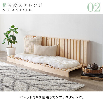 シングル パレットベッドWB 7723S 送料無料_10