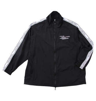 大きいサイズ SY32 by SWEET YEARS テープデザインナイロンジャケット 3L 4L 5L 6L MC351002-97428 ラッピング可 送料無料 即日発送