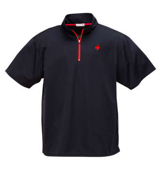 大きいサイズ LE COQ SPORTIF エコペットハーフジップ半袖シャツ 3L 4L 5L 6L MC852613-99625 ラッピング可 送料無料 即日発送