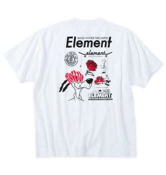 大きいサイズ ELEMENT AGE OF半袖Tシャツ 3L 4L 5L 6L MC852551-99638 ラッピング可 送料無料 即日発送