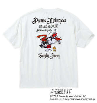 大きいサイズ FLAGSTAFF×PEANUTS スヌーピーコラボ半袖Tシャツ 3L 4L 5L 6L 8L MC852281-99642 ラッピング可 送料無料 即日発送